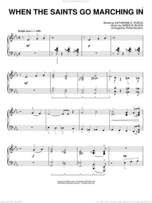 when the saints go marching in piano sheet music: The Melodic Journey of Musical Interpretation